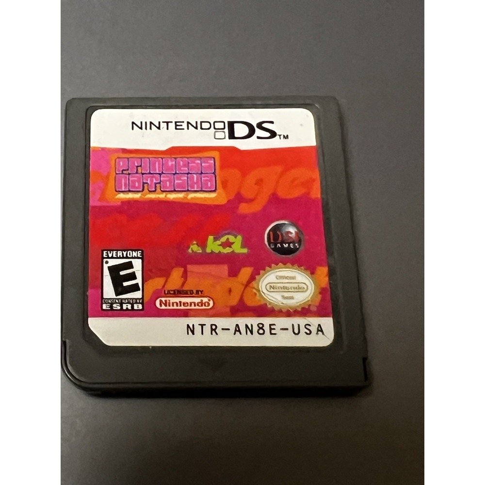 Princess‎ Natasha Student Secret Agent Princess Nintendo DS Game USA Cartridge